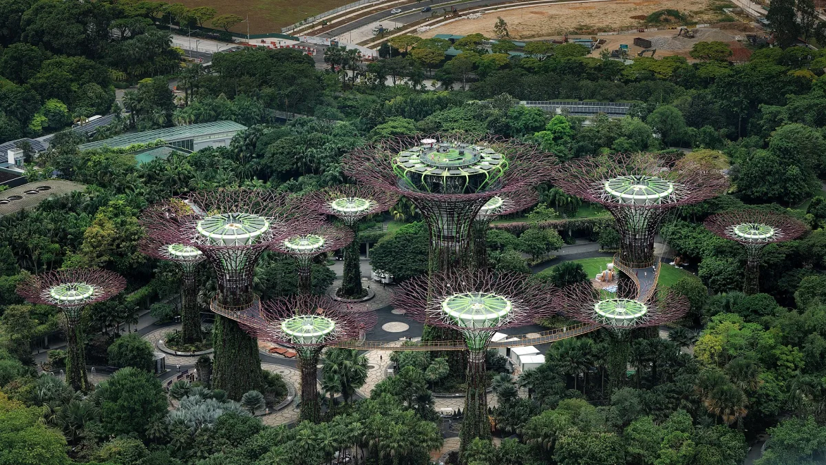 Marina Bay и Gardens by the Bay